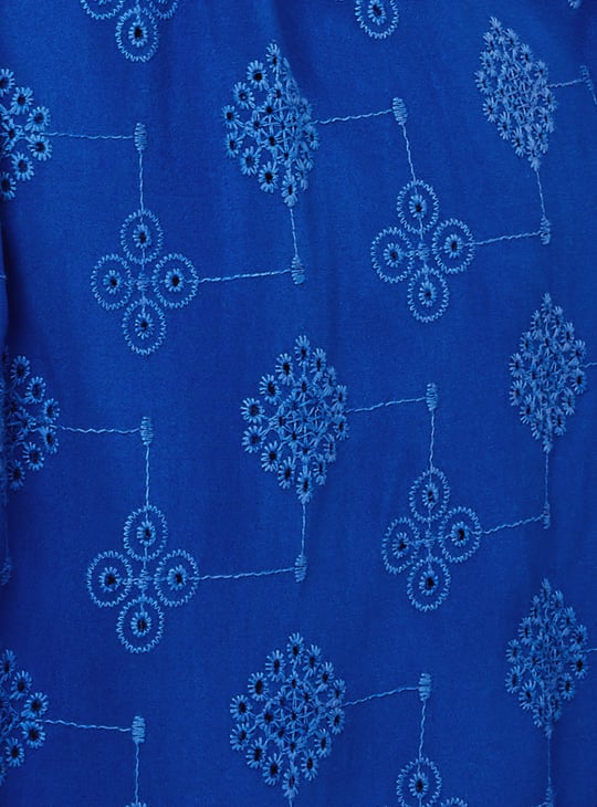 Women Schiffli A-Line Dress