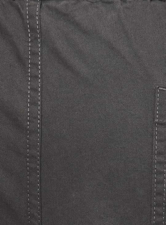 Boys Solid Cargo Pants