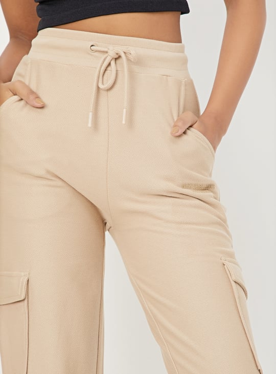 Women Solid Cargo Joggers