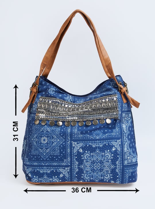 Women Embellished Tote Bag