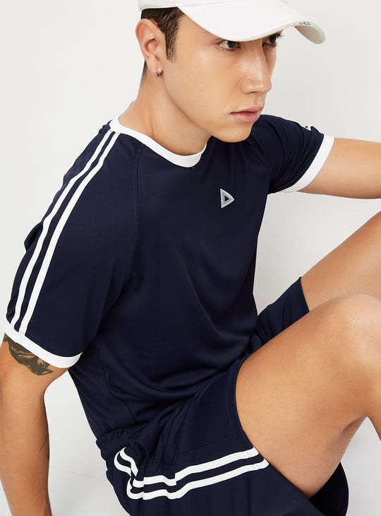 Men Solid Athleisure T-shirt