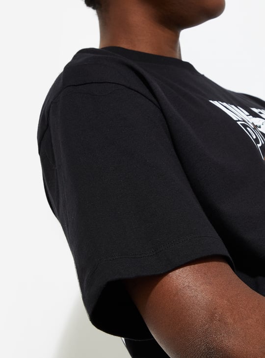 URB_N Men Oversized Kung Fu Panda Printed T-shirt