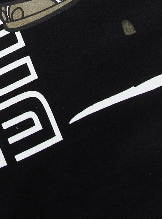 URB_N Men Oversized Kung Fu Panda Printed T-shirt