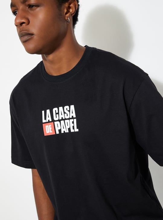 Shirt Pull Casa De Papel URB_N Men Oversized Money Heist Printed T