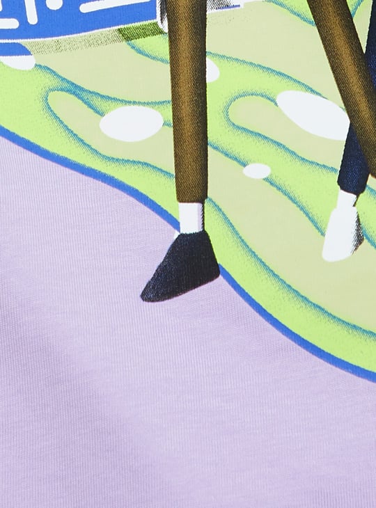 URB_N Men Oversized Rick & Morty T-shirt