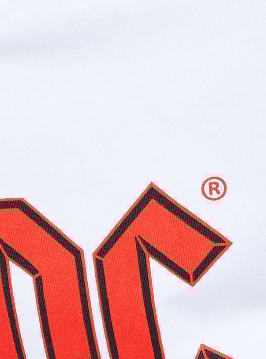 URB_N Men Oversized AC/DC Printed T-shirt