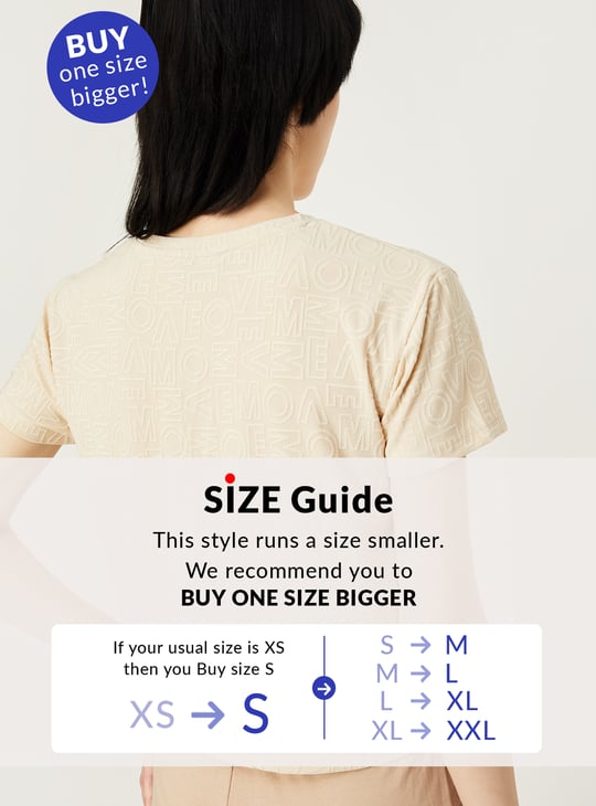 Women Jacquard Cropped Sports T-shirt