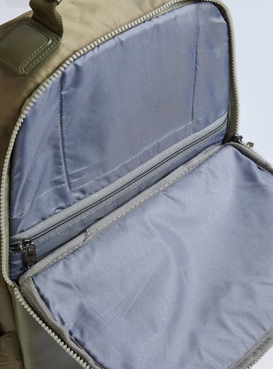 Men Solid Laptop Backpack