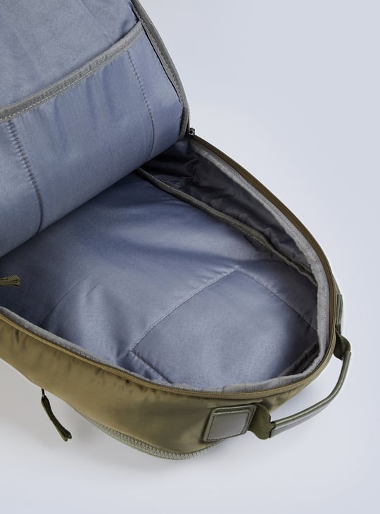 Men Solid Laptop Backpack