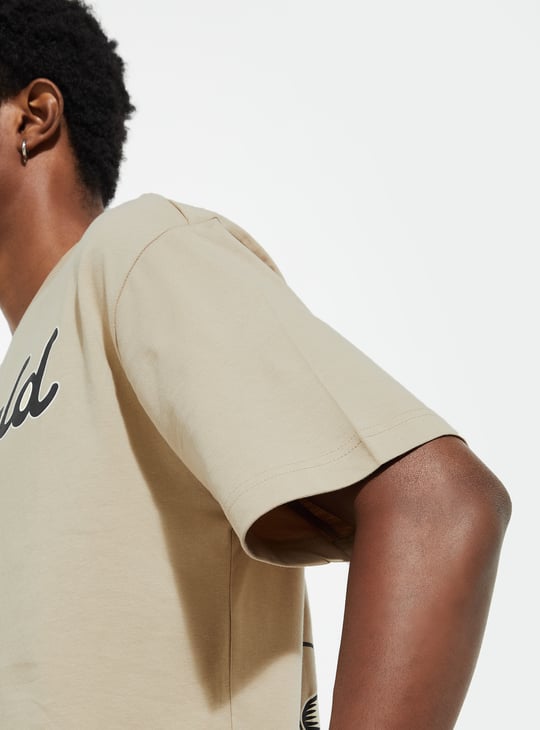 URB_N Men Oversized Garfield Printed T-shirt