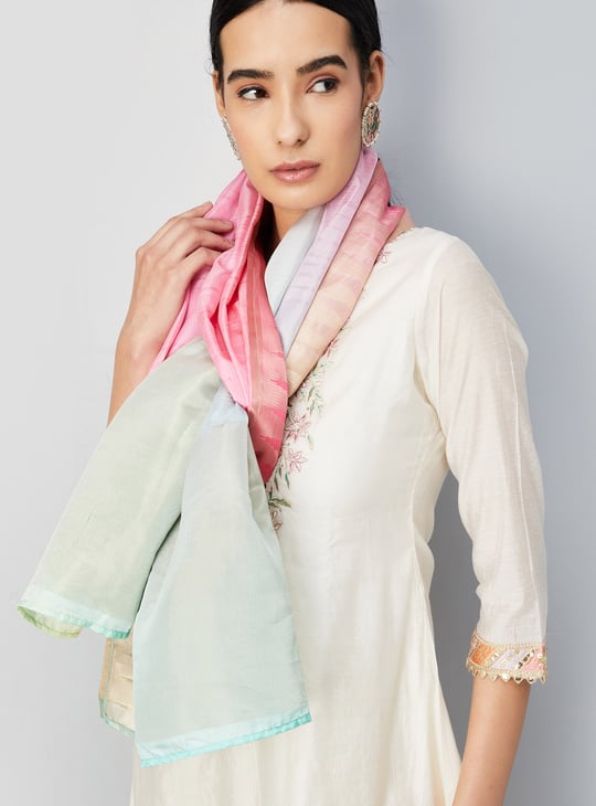 Women Embroidered A-line Kurta Set