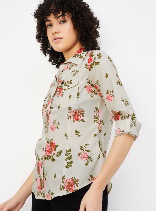 Women Floral Printed Shirt