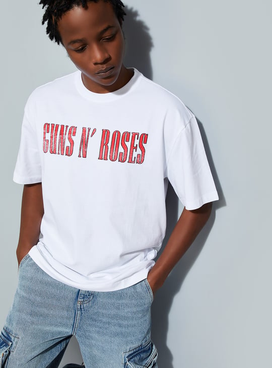 URB_N Men Oversized Back Printed T-shirt
