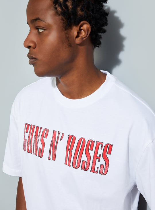 URB_N Men Oversized Back Printed T-shirt