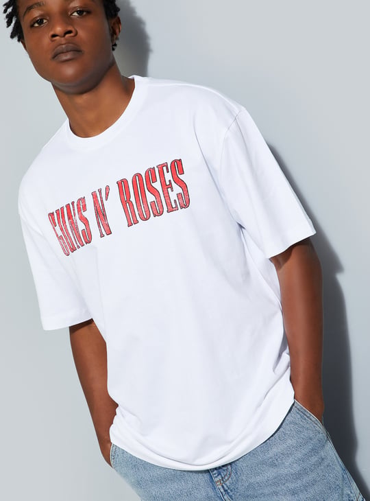 URB_N Men Oversized Back Printed T-shirt