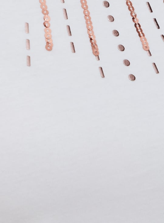 Women Sequinned T-shirt