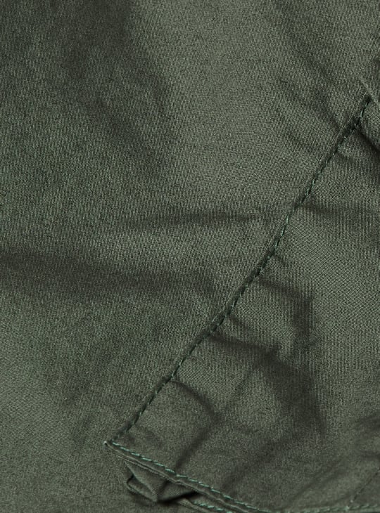 Boys Solid Cargo Shorts