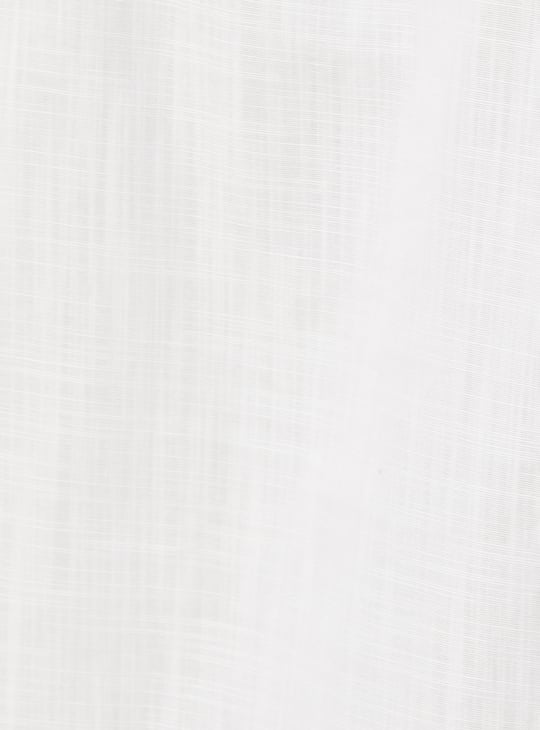 Boys Solid Hooded Shirt