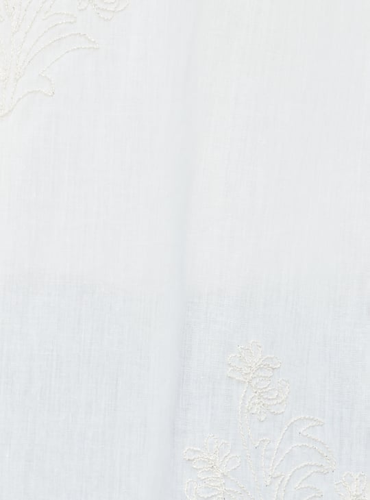 Women Embroidered Front-Open Shrug