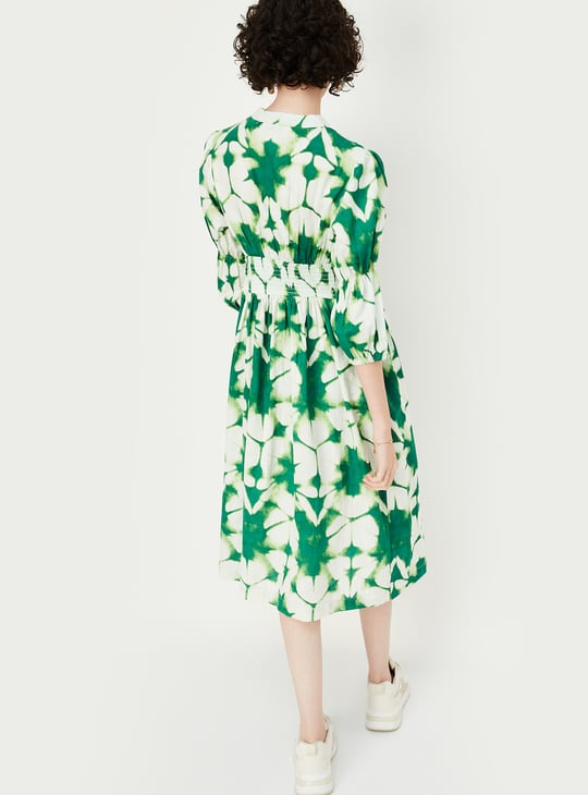 Women Tie & Dye Midi Dress