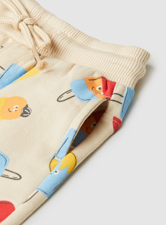 Boys Printed Knit Joggers