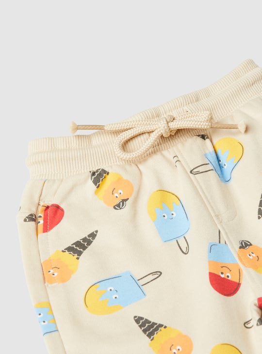 Boys Printed Knit Joggers