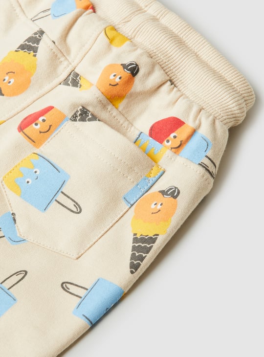 Boys Printed Knit Joggers