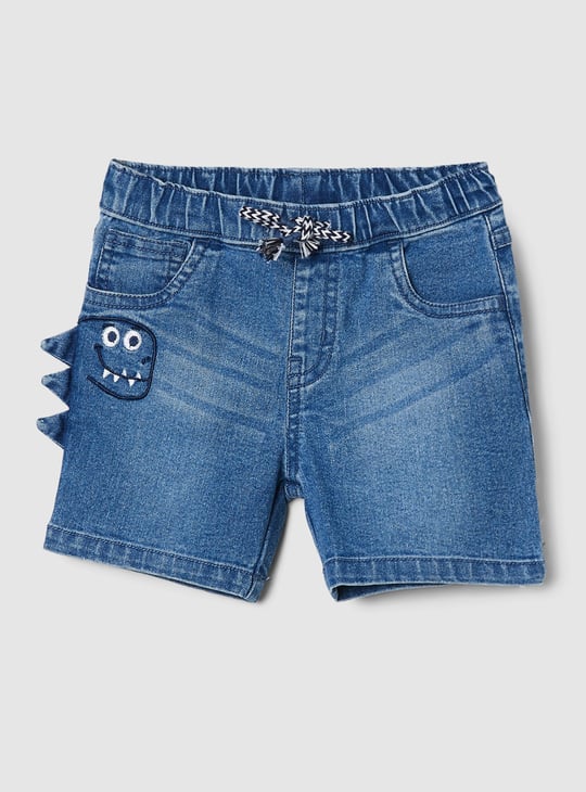 Boys Washed Denim Shorts