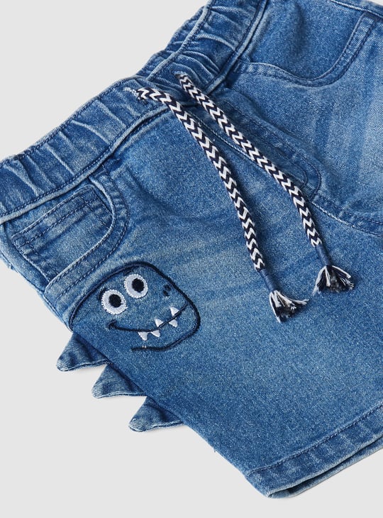 Boys Washed Denim Shorts