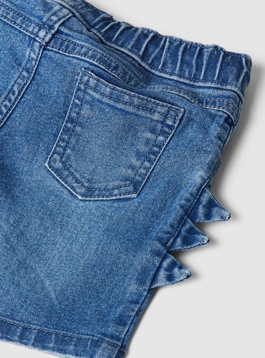 Boys Washed Denim Shorts