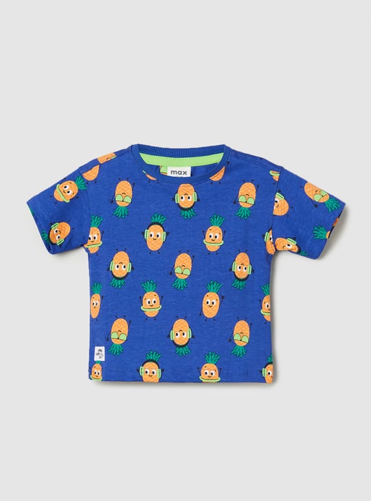Boys Printed Shorts Set