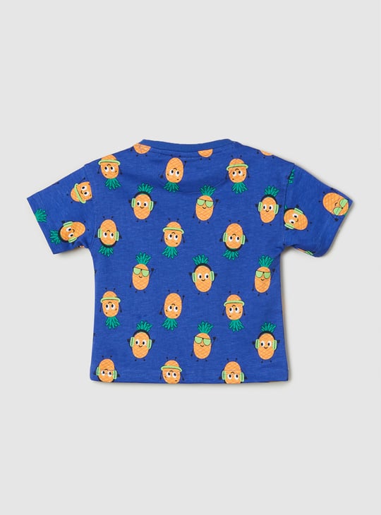 Boys Printed Shorts Set