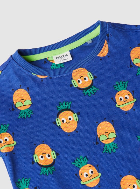 Boys Printed Shorts Set