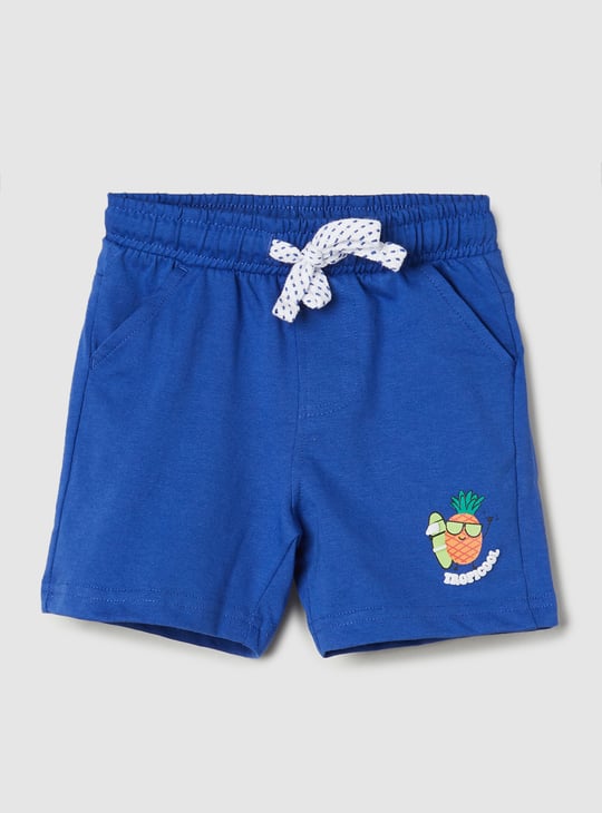 Boys Printed Shorts Set