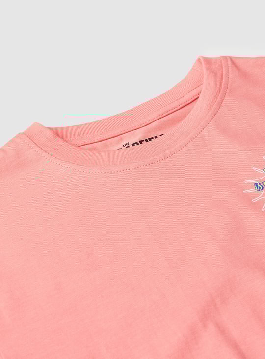 Boys Garfield Print Oversized T-shirt