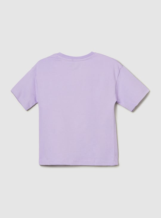 Boys Oversized Spongebob Printed T-shirt