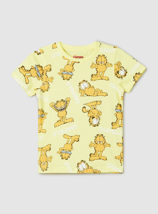 Boys Garfield Print T-shirt