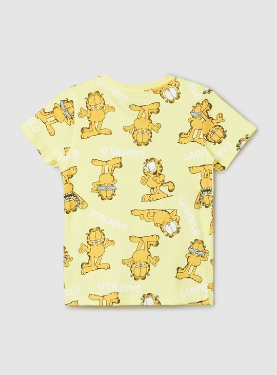 Boys Garfield Print T-shirt