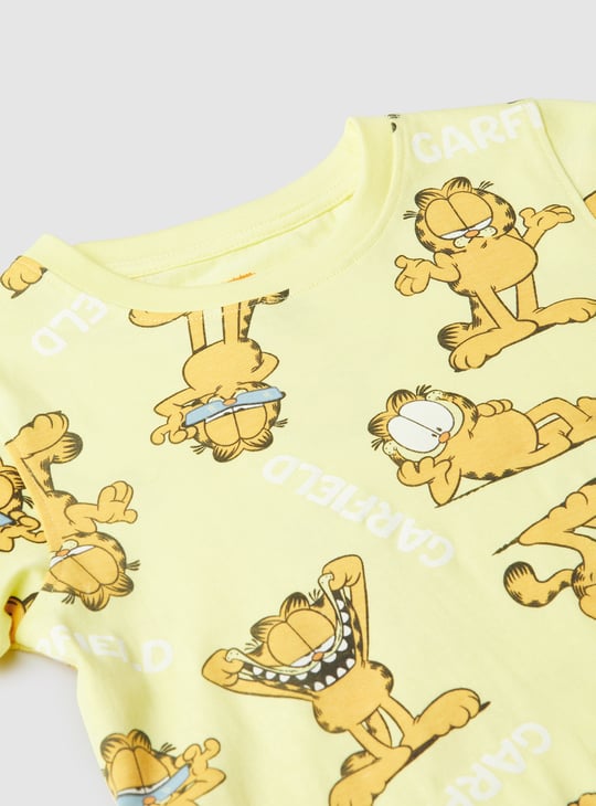 Boys Garfield Print T-shirt