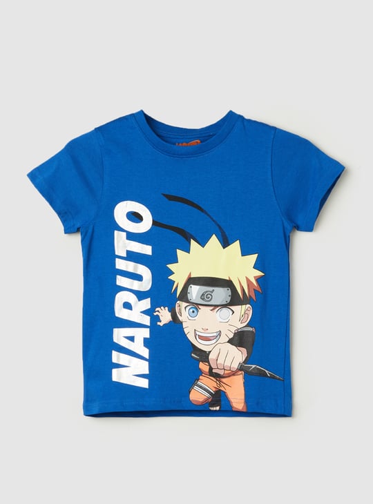 Boys Naruto Printed T-shirt