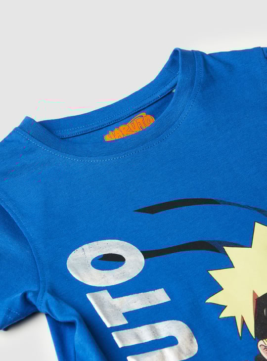 Boys Naruto Printed T-shirt