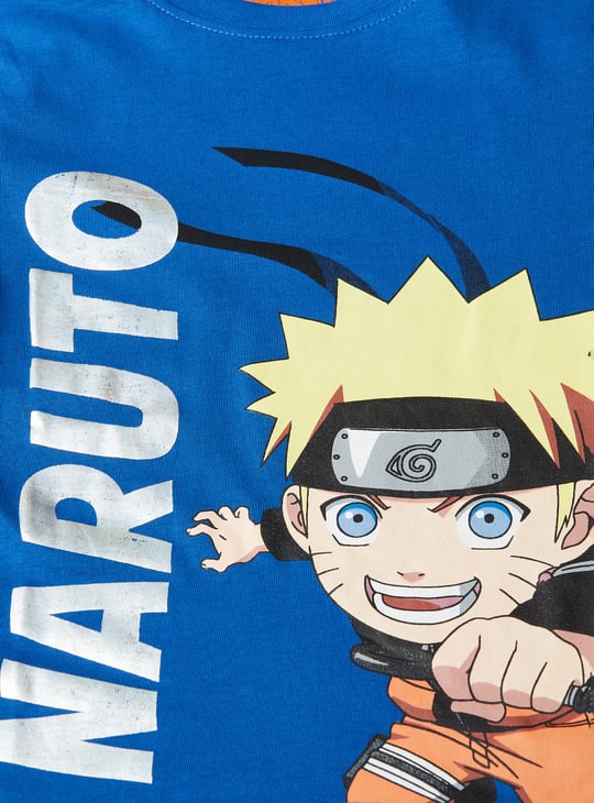 Boys Naruto Printed T-shirt