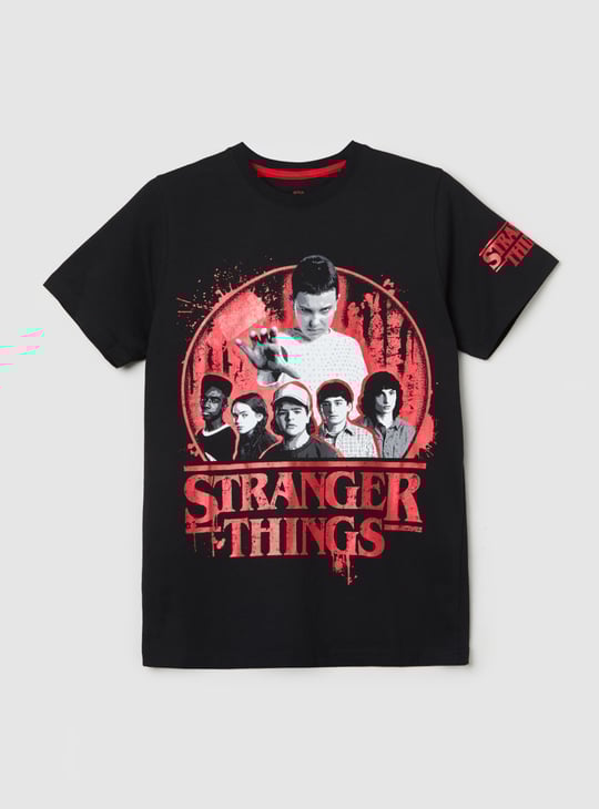 Boys Stranger Things Printed T-shirt
