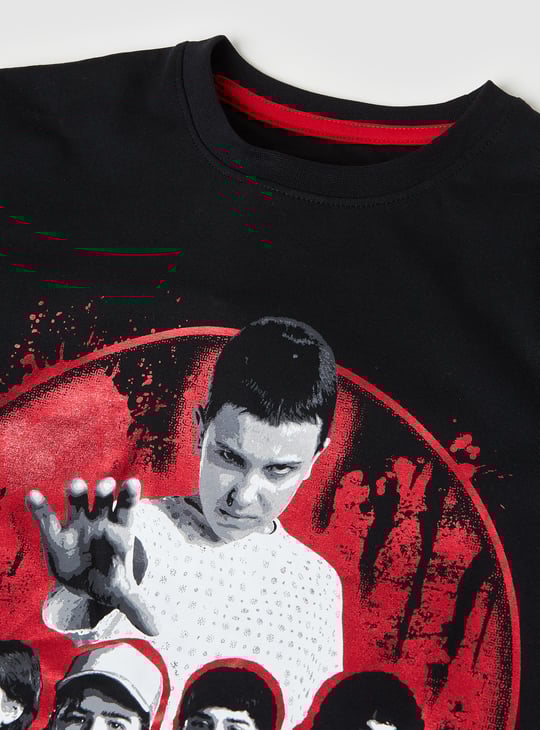 Boys Stranger Things Printed T-shirt