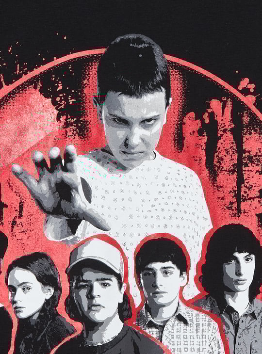 Boys Stranger Things Printed T-shirt