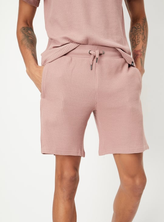 Men Knitted Lounge Shorts