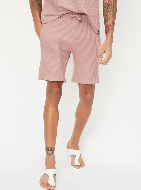 Men Knitted Lounge Shorts