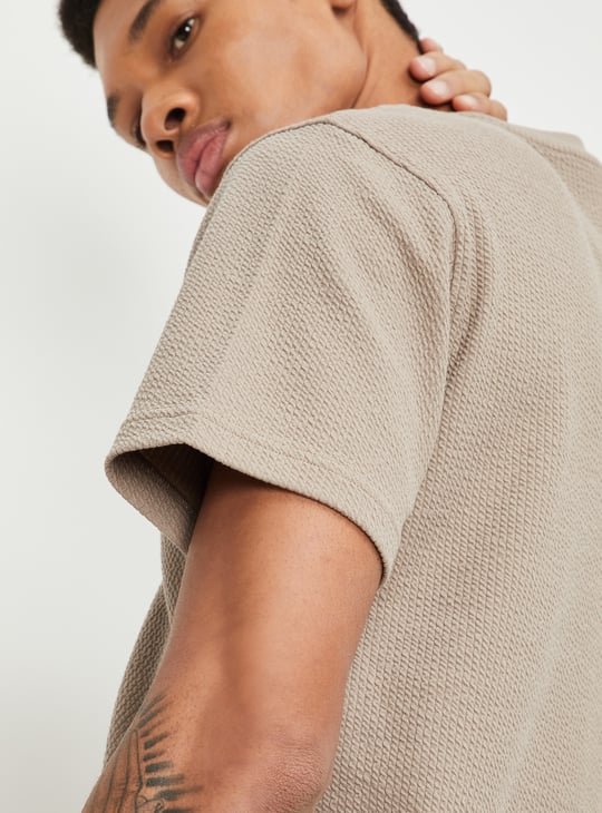 Men Knitted Lounge T-shirt