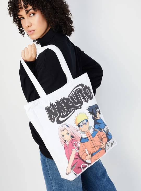Women Naruto Printed Shopper Bag