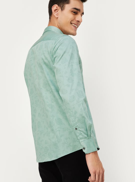 Men Regular Fit Printed Formal Shirt